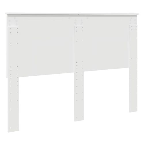 Облегалка за глава с таблото Бяло 140 cm Инженерно дърво