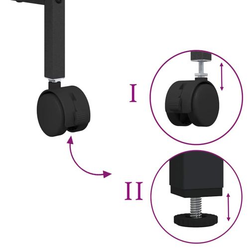 Стойка за принтер Черния дъб 50 x 40 x 38 cm Инженерно дърво