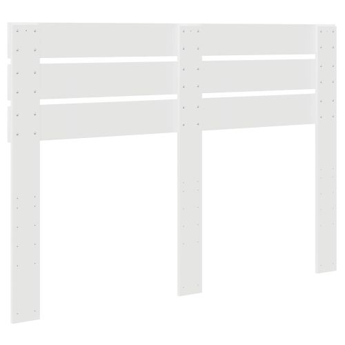 Облегалка за глава с таблото Бяло 150 cm Инженерно дърво