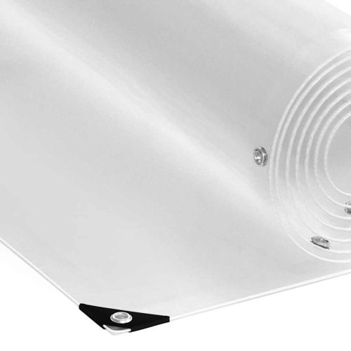 Прозрачен брезент с капси за връзки 2x2 м PVC