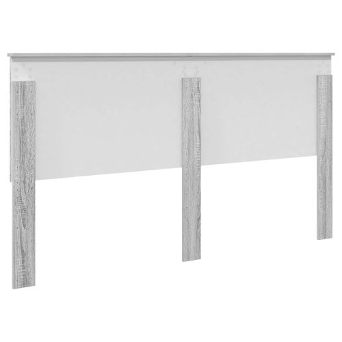 Облегалка за глава с таблото Сив Сонома 180 cm Инженерно дърво