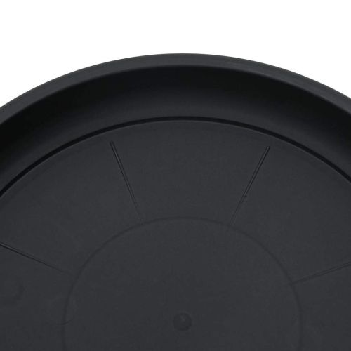 Саксии за растения 24 pcs Черно Ø 19 x 16 см Пластмаса