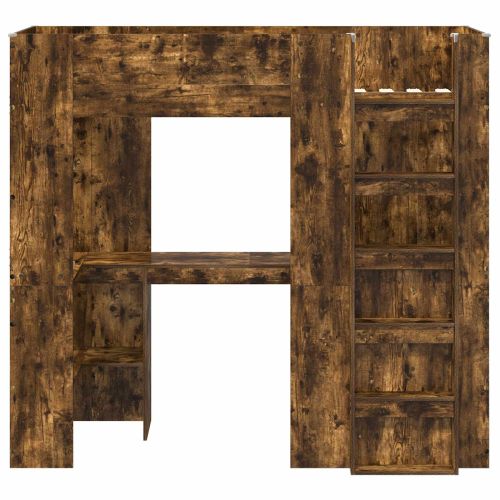 Рамка за двуетажно легло с бюро Димян дъб 75 x 190 cm