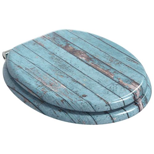 Тоалетна седалка 2 pcs Синьо 43,8 x 37,8 см ПДЧ