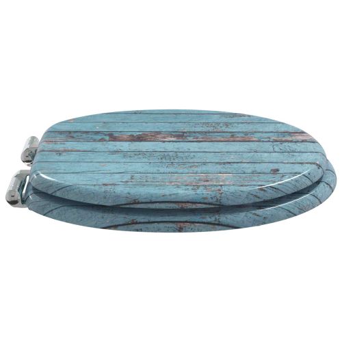 Тоалетна седалка 2 pcs Синьо 43,8 x 37,8 см ПДЧ