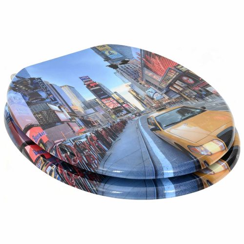 Тоалетна седалка 2 pcs Многоцветен 43,8 x 37,8 см ПДЧ