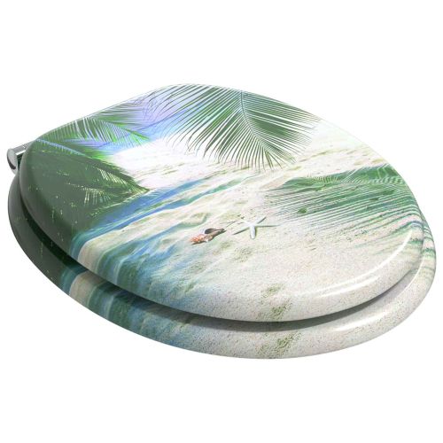 Тоалетна седалка 2 pcs Зелен 43,8 x 37,8 см ПДЧ