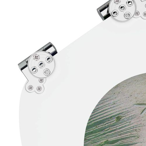 Тоалетна седалка 2 pcs Зелен 43,8 x 37,8 см ПДЧ