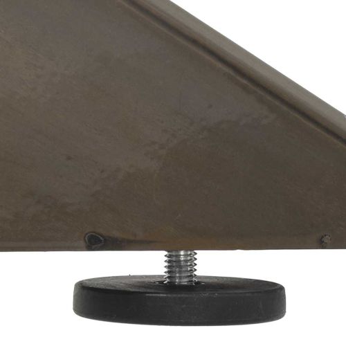 Крак за масичка за кафе, форма на паяк, черен, 98x58x(42-43) см, стомана