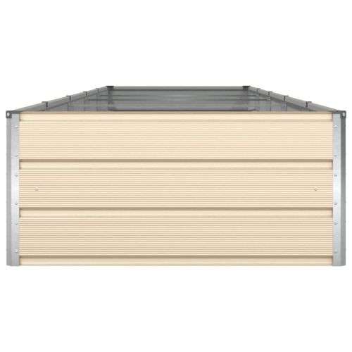 Кашпа Слонова кост 195 x 100 x 45 см Галванизирана стомана