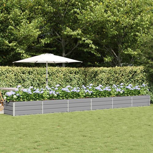 Кашпа Светлосиво 600 x 80 x 45 cm Стомана