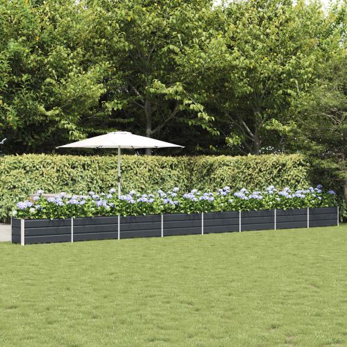 Кашпа Антрацит 480 x 50 x 45 см Галванизирана стомана