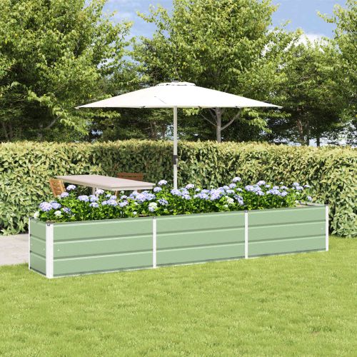 Кашпа Пастелно зелено 480 x 50 x 45 см Галванизирана стомана