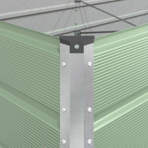 Кашпа Пастелно зелено 195 x 100 x 45 см Галванизирана стомана