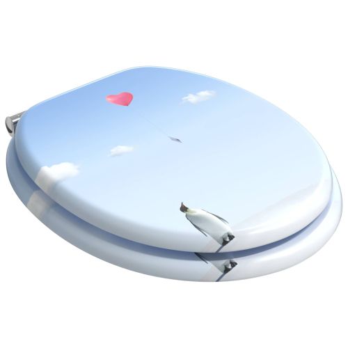 Тоалетна седалка Синьо 43,8 x 37,8 см ПДЧ