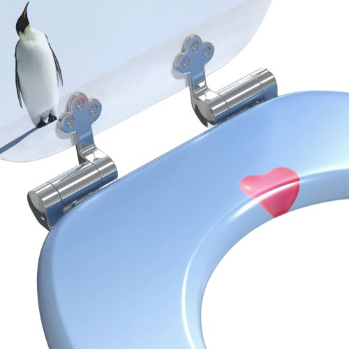 Тоалетна седалка Синьо 43,8 x 37,8 см ПДЧ