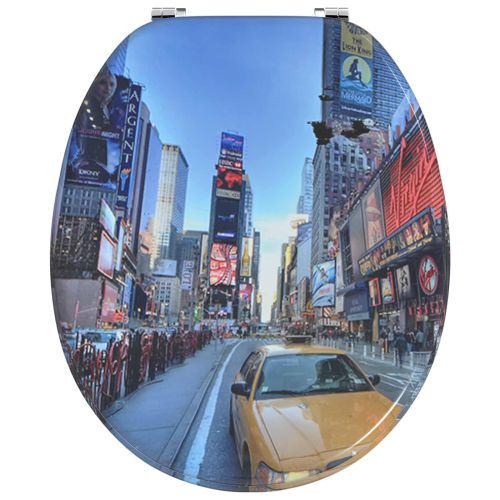 Тоалетна седалка Многоцветен 43,8 x 37,8 см ПДЧ