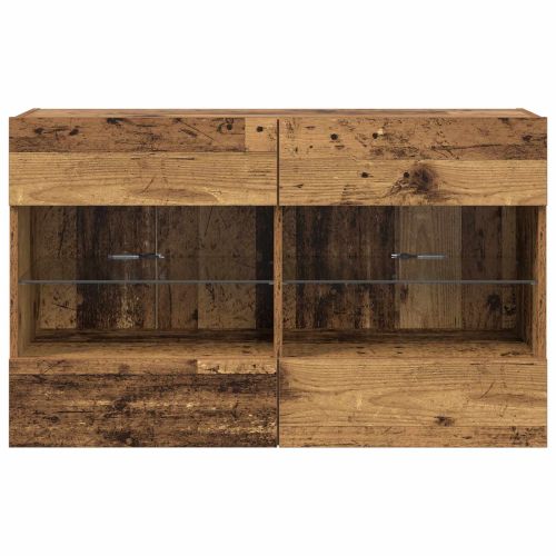 TV стенен шкаф Старо дърво 98,5 x 30 x 60,5 см Инженерно дърво