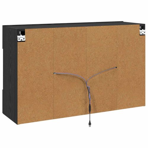 TV стенен шкаф Черния дъб 98,5 x 30 x 60,5 см Инженерно дърво