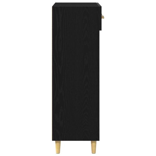Шкаф за обувки Черния дъб 60 x 35 x 105 см Инженерно дърво