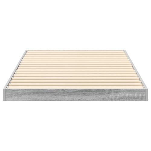 Леглово дъно Сив Сонома 100 x 200 cm Инженерно дърво