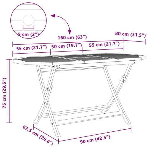 Комплект за хранене в градината 5 pcs Кафяво