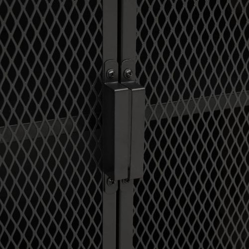 Шкаф за съхранение, рустик кафяво, 72x36x82 см, метал и МДФ