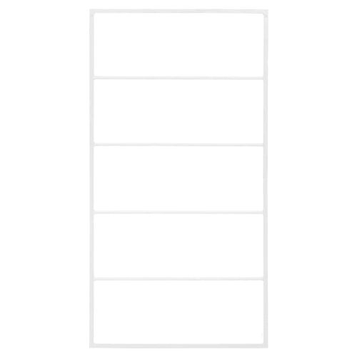 Закачалка за кърпи, бяла, 60x10x116 см, стомана