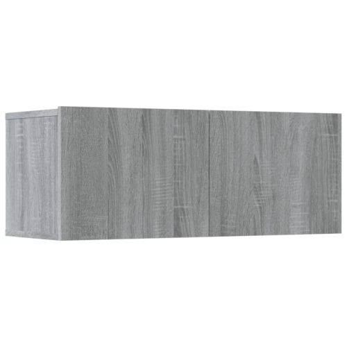 Комплект ТВ шкафове от 5 части, сив сонома, инженерно дърво