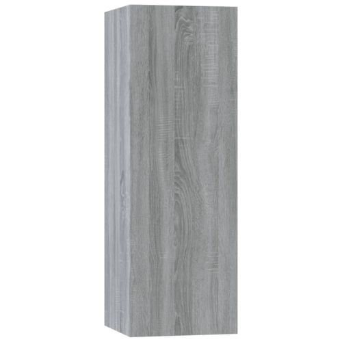 Комплект ТВ шкафове от 5 части, сив сонома, инженерно дърво