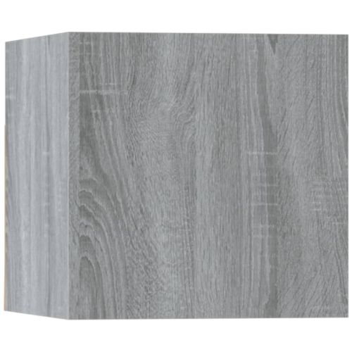 Комплект ТВ шкафове от 5 части, сив сонома, инженерно дърво