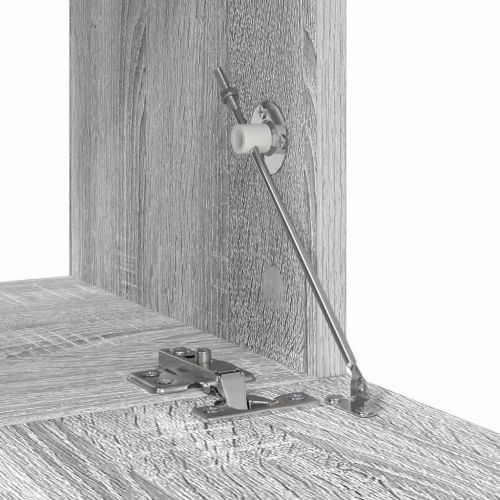 Комплект ТВ шкафове от 4 части, сив сонома, инженерно дърво