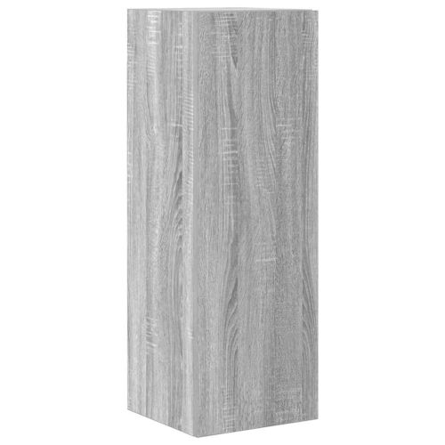 Комплект ТВ шкафове от 3 части, сив сонома, инженерно дърво