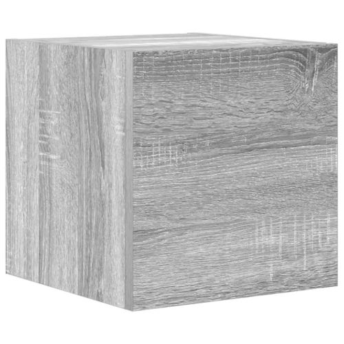 Комплект ТВ шкафове от 3 части, сив сонома, инженерно дърво