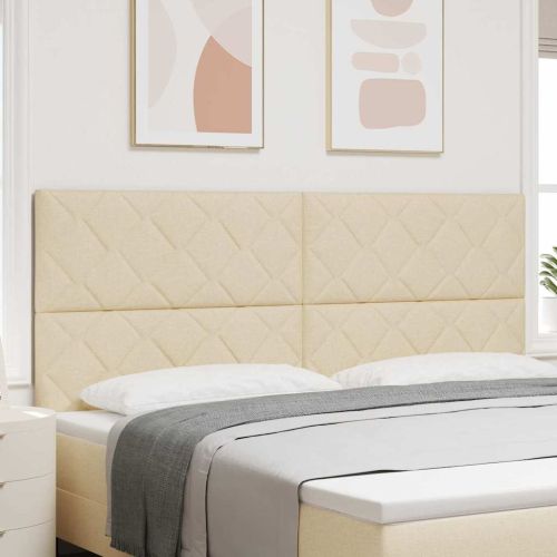 Облегалка за глава с таблото Крем 200 cm Изкуствена