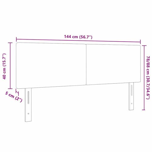 LED глава С LED лентисти светлини Крем 144 см Полиестер
