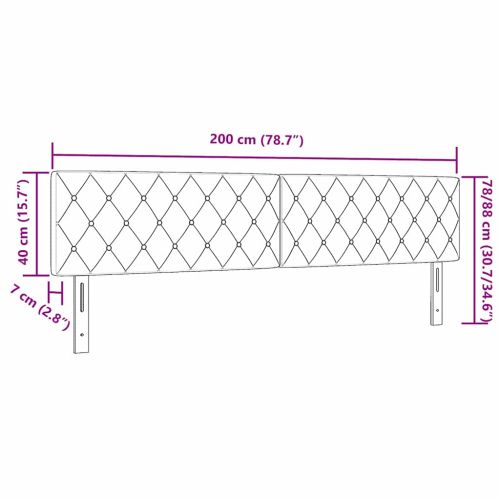 LED глава С LED лентисти светлини Розово 200 cm Полиестер