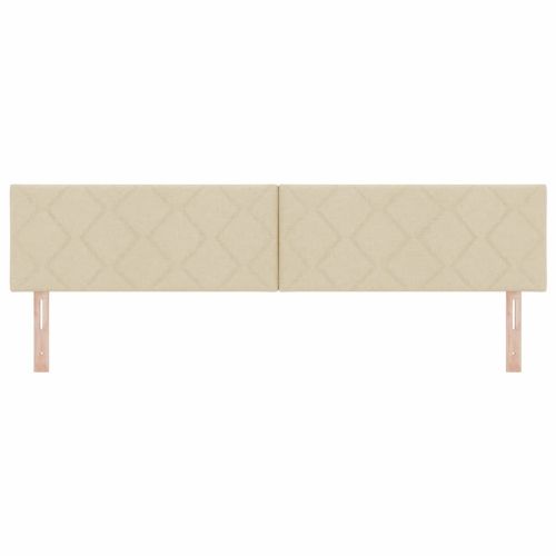 Облегалка за глава Крем 200 cm текстил