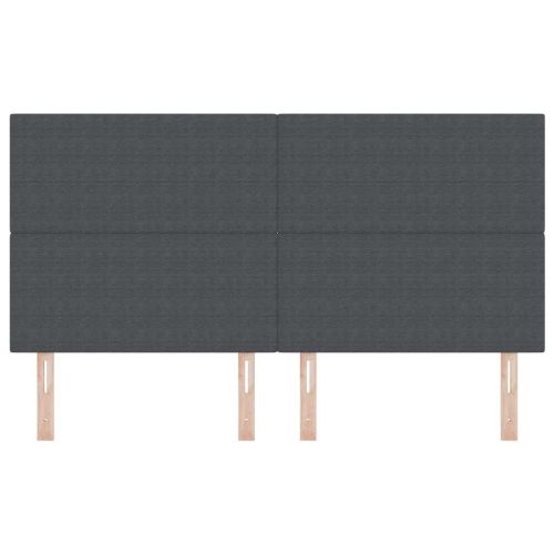 LED глава С LED лентисти светлини Тъмен сив 180 cm Полиестер