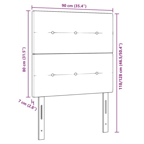 LED глава С LED лентисти светлини Светлосиво 90 cm Полиестер