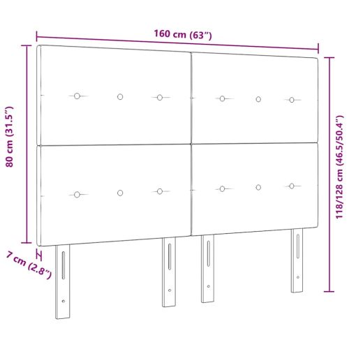 LED глава С LED лентисти светлини Крем 160 cm Полиестер