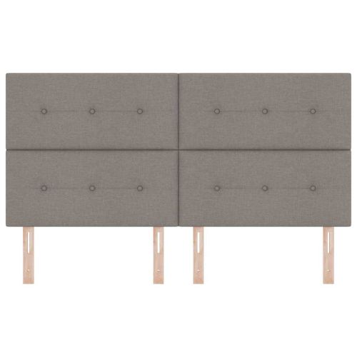 LED глава С LED лентисти светлини Таупе 180 cm Полиестер