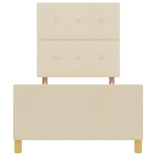 Рамка за легло с таблото Крем 80 x 200 cm текстил