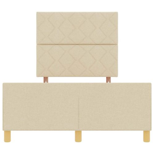 Рамка за легло с таблото Крем 120 x 200 cm текстил