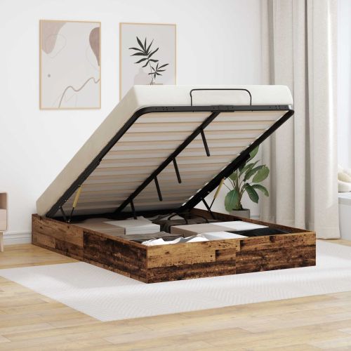 Отоманско легло Старо дърво 193 x 120 x 25 см ПДЧ