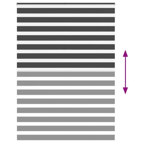 Зеброва щора 165x230 см Ширина на плата 160,9 см полиестер