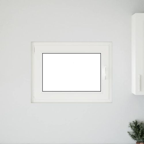 Прозорец за мазе "RISOR" 80x70 см, накланящ се и завъртащ се, DIN ляв, бял