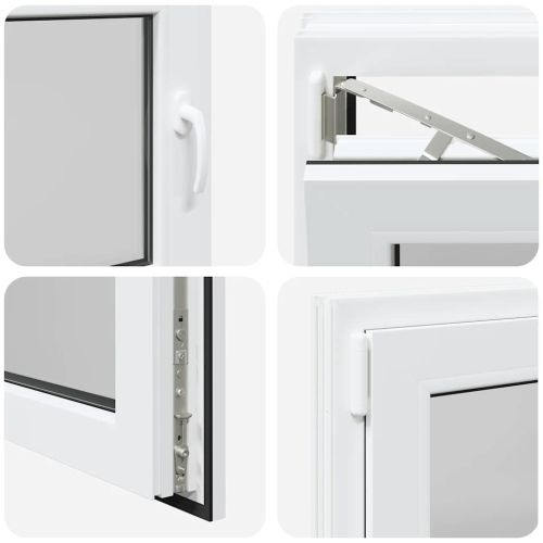 Прозорец за мазе "RISOR" 80x70 см, накланящ се и завъртащ се, DIN ляв, бял