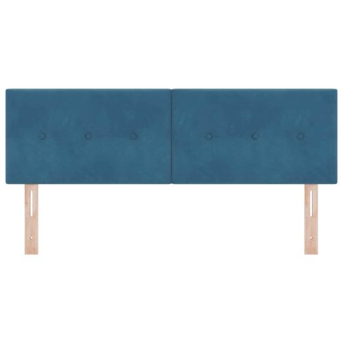 Облегалка за глава с таблото Тъмен син 144 см Изкуствена