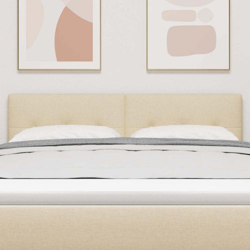 Облегалка за глава с таблото Крем 160 cm Изкуствена